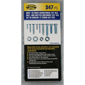 Benson 347-Piece Bolt and Nut Selection Set