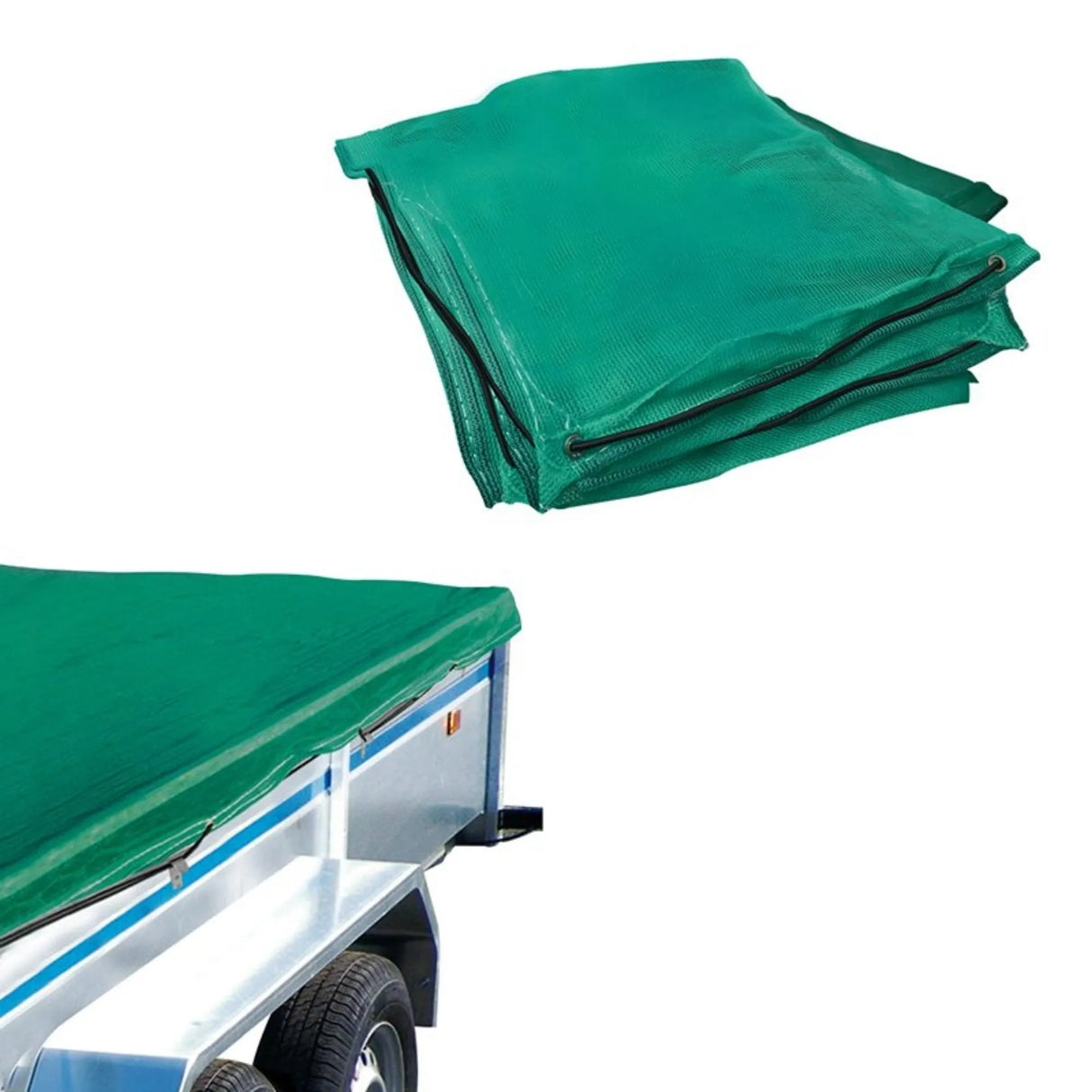 Benson Trailer Net - Cover Net with Elastic Cord - Fine Mesh - 2.50 x 1.40 meters