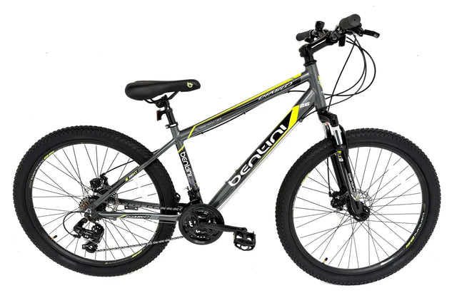 Bentini Diablo 26" Mountain Bike - 16" Alloy Frame, Shimano 21 Speed, Disc Brakes