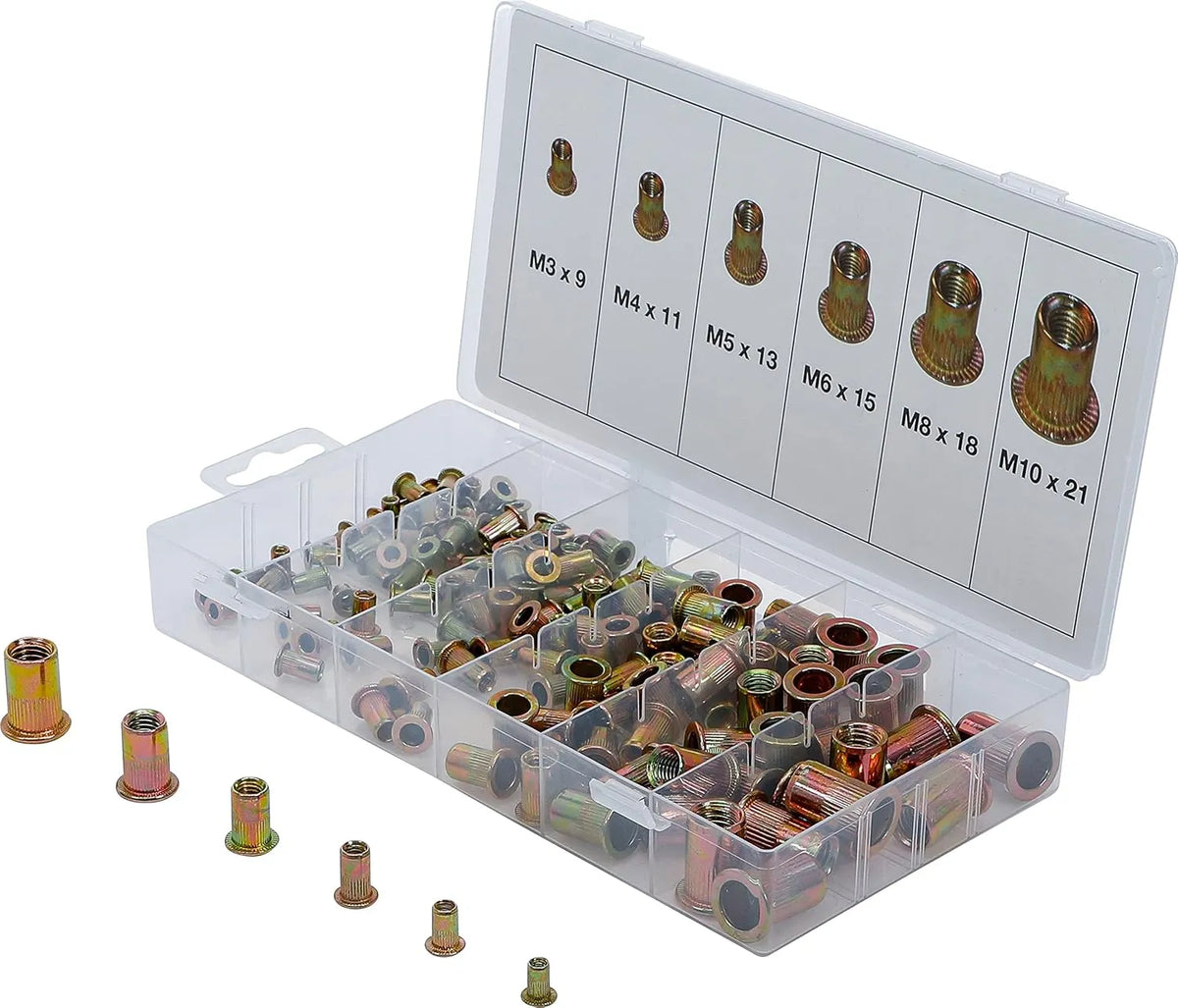Rivet Nuts Assortment - 150 pcs.