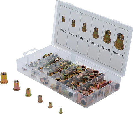 Rivet Nuts Assortment - 150 pcs.