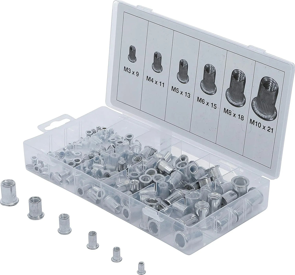 Rivet Nuts Assortment - 150 pcs.