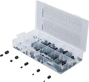 Grub Screw Assortment - Inch Sizes, 160 pc