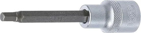 Bit Socket, 100 mm Length, 12.5 mm (1/2") Drive, Internal Hexagon 6 mm
