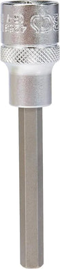 Bit Socket, 100 mm Length, 12.5 mm (1/2") Drive, Internal Hexagon 8 mm