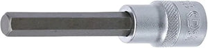 Bit Socket, 100 mm Length, 12.5 mm (1/2") Drive, Internal Hexagon 10 mm