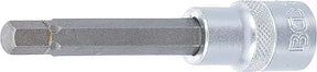 BGS 4268 Bit Socket, 100 mm Length, 12.5 mm (1/2") Drive, Internal Hexagon 9 mm