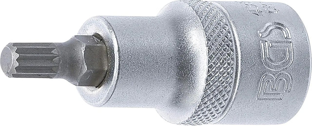 BGS 4355 Bit Socket, 53mm Length, 1/2" Drive, Spline (XZN) M7 | Chrome Vanadium Steel