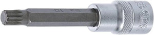 BGS 4362 Bit Socket, 100mm Length, 1/2" Drive, Spline (XZN) M10 | Chrome Vanadium Steel