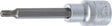 Bit Socket, 100 mm Length, 12.5 mm (1/2") Drive, T-Star (Torx) T30