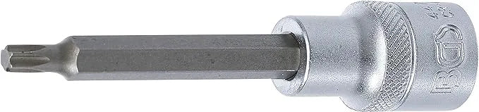 Bit Socket, 100 mm Length, 12.5 mm (1/2") Drive, T-Star (Torx) T30