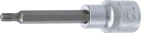 Bit Socket, 100 mm Length, 12.5 mm (1/2") Drive, T-Star (Torx) T30