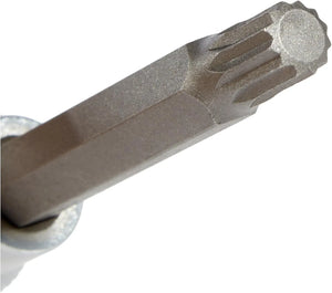 BGS 5184-M9 Bit Socket, 100mm Length, 1/2" Drive, Spline (XZN) M9 | Chrome Vanadium Steel