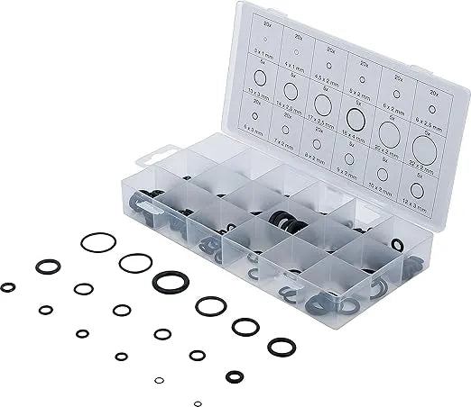 O-Ring Assortment (Ø 3-22 mm) - 225 pcs
