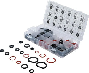 Seal Ring Assortment - Rubber and Fibreglass, 141 pcs.