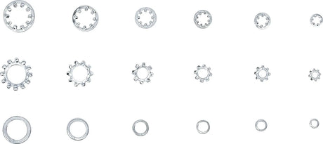 Washer Assortment - 720 pcs