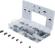 Woodruff Key Assortment - 80 pcs. in Plastic Storage Case  Carbon Steel (S45)