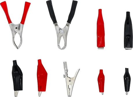 Electrical Clip Assortment - 28 pcs. Galvanised Alligator and Charging Clips
