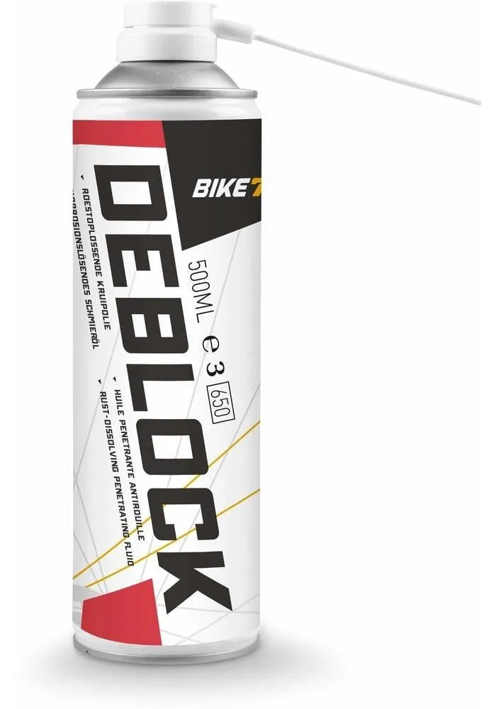 Bike7 DeBlock 500ml | Rust-Dissolving Penetrating Oil for Stubborn Bike Maintenance
