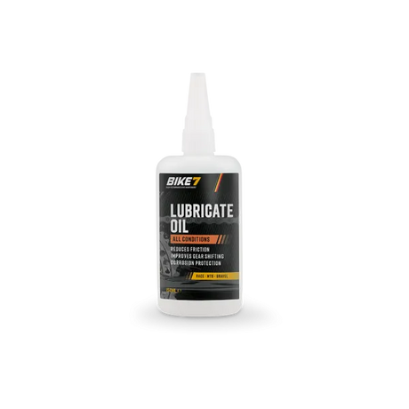 Bike7 Lubricate Oil 150ml - All Conditions Chain Oil for Bikes, Solvent-Free & Non-Sticky