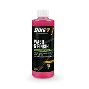Bike7 Wash & Finish - Concentrated Bike Shampoo with High Gloss Wax, 500ml