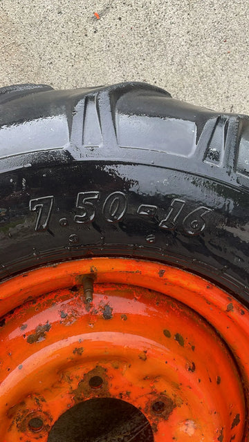 BKT X2 7.5-16 Agri Rim + Tyres 