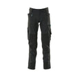 Mascot Advanced Stretch Trousers with Kneepad Pockets Black