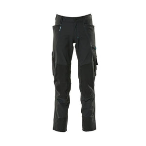 Mascot Advanced Stretch Trousers with Kneepad Pockets Black