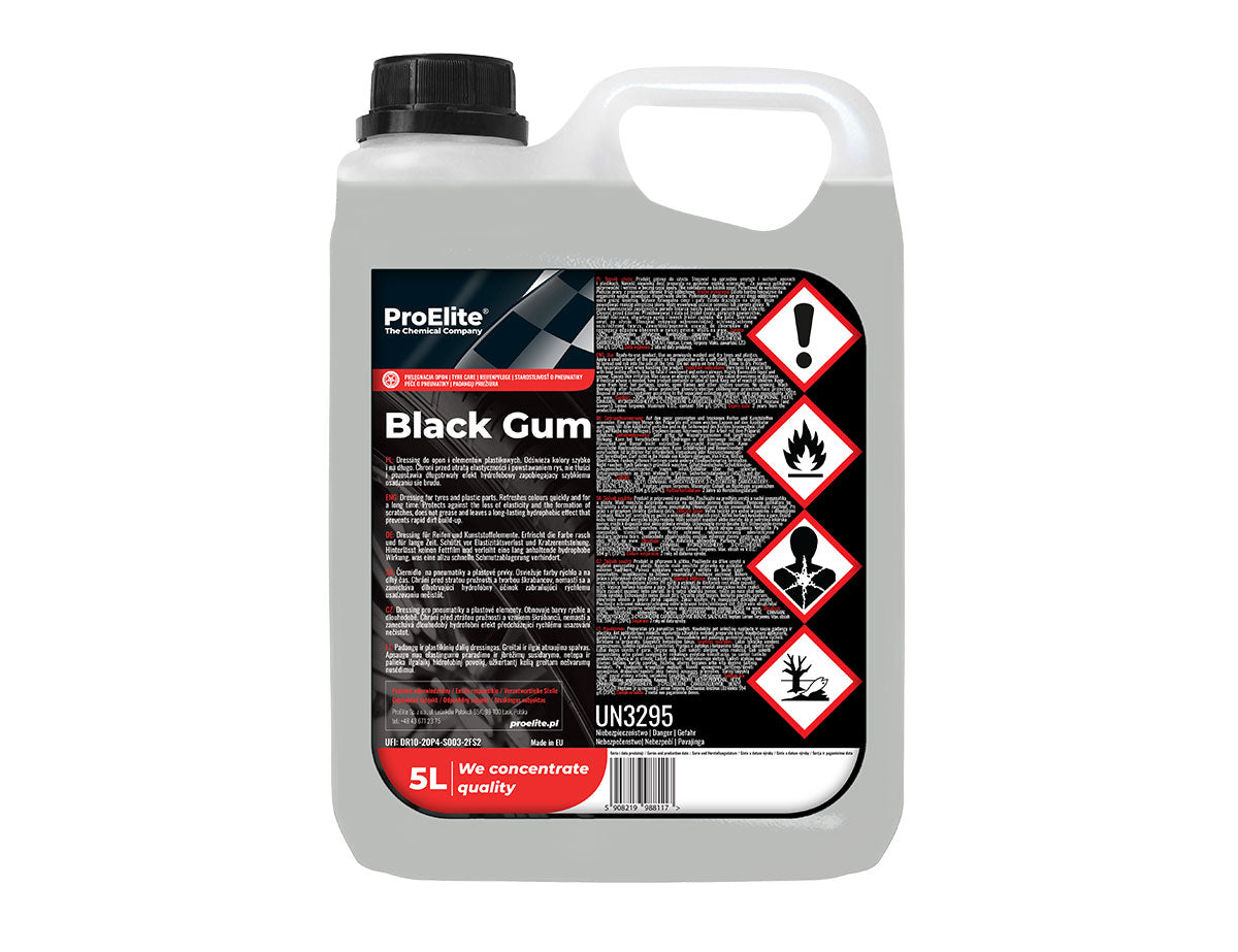 ProElite Black Gum Tire and Exterior Dressing 5L
