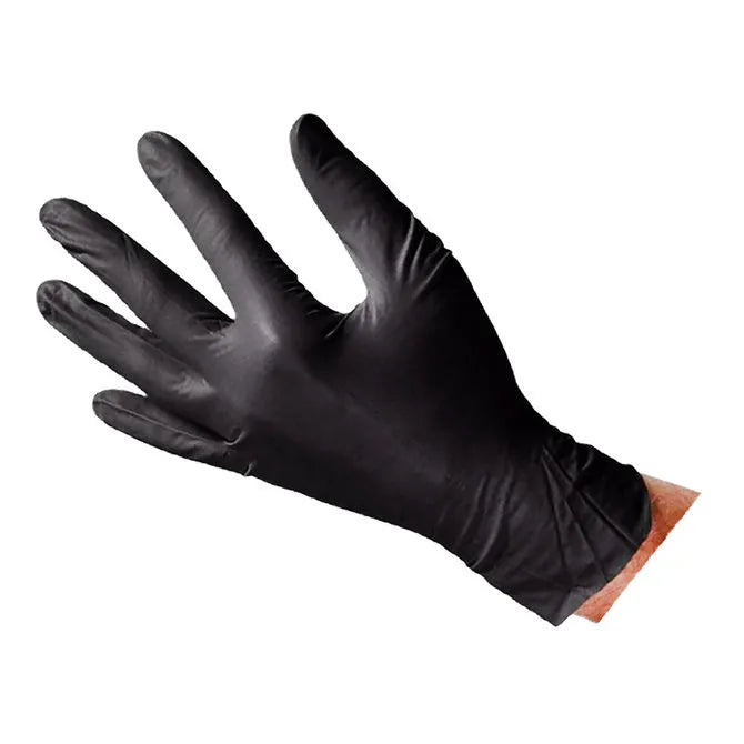 Aurelia Bold Black Nitrile Gloves