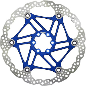 Hope Floating Disc Brake Rotor 200mm 6-Bolt Blue