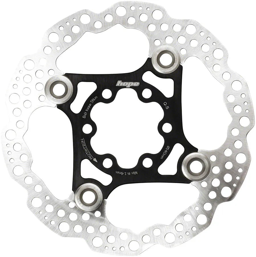 Hope Floating Disc Rotor 180mm Black