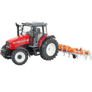 Britains Massey Ferguson 6290 Heritage Tractor & Cultivator Playset - 1:32 Scale
