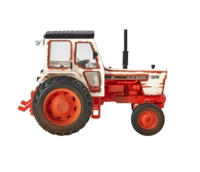 Britains Weathered David Brown 1210 Tractor Model - Authentic 1:32 Scale, Realistic Rust Finish
