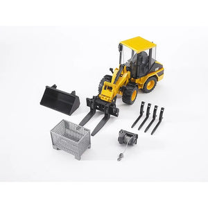 Bruder Box-Type Pallet, Winch, and Forks for Front Loader
