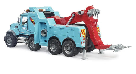 Bruder MACK Granite Recovery Truck with Light & Sound - Towing Vehicle with Working Winch