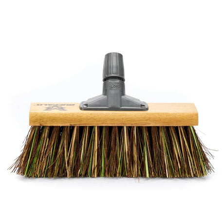 Buffalo Scavenger Stiff Bassine Broom Head 13" with Tuff-Lok Bracket