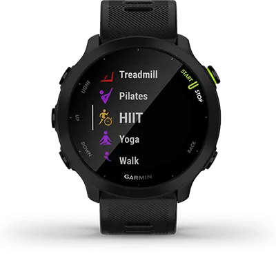 Garmin Forerunner 55 GPS Smartwatch Grey | Lightweight, Long Battery Life, Advanced Training Features