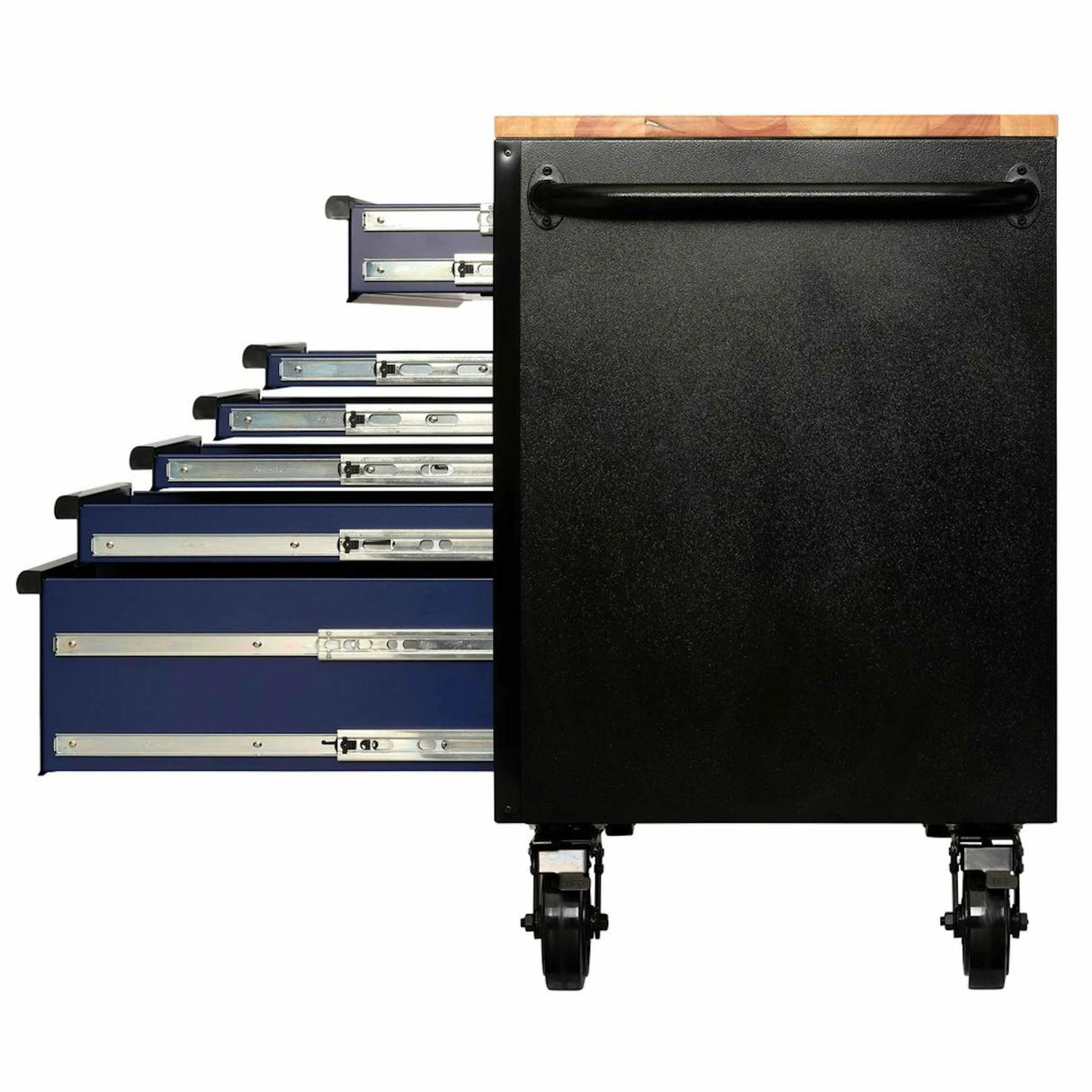Bunker 10 Drawer Workbench Roller Tool Cabinet 56" Blue