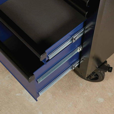 Bunker 10 Drawer Workbench Roller Tool Cabinet 56" Light Grey