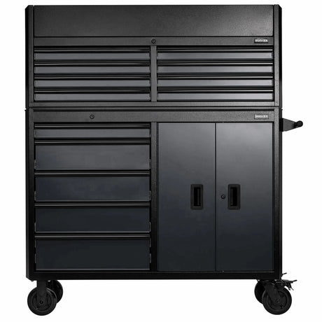 BUNKER 13 Drawer Combined Roller Cabinet and Tool Chest 52" Grey