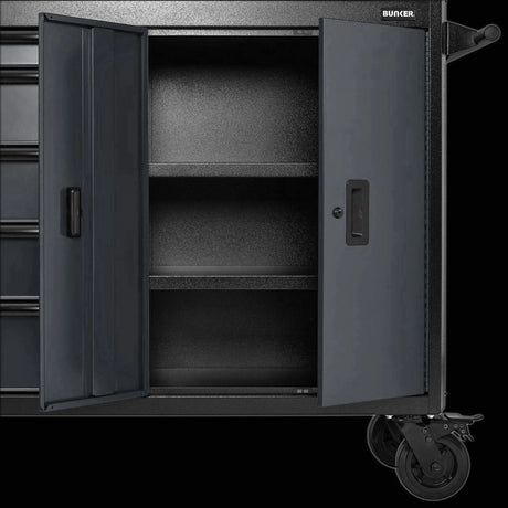 BUNKER 13 Drawer Combined Roller Cabinet and Tool Chest 52" Grey