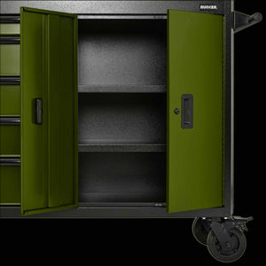 BUNKER 13 Drawer Combined Roller Cabinet and Tool Chest 52" Green