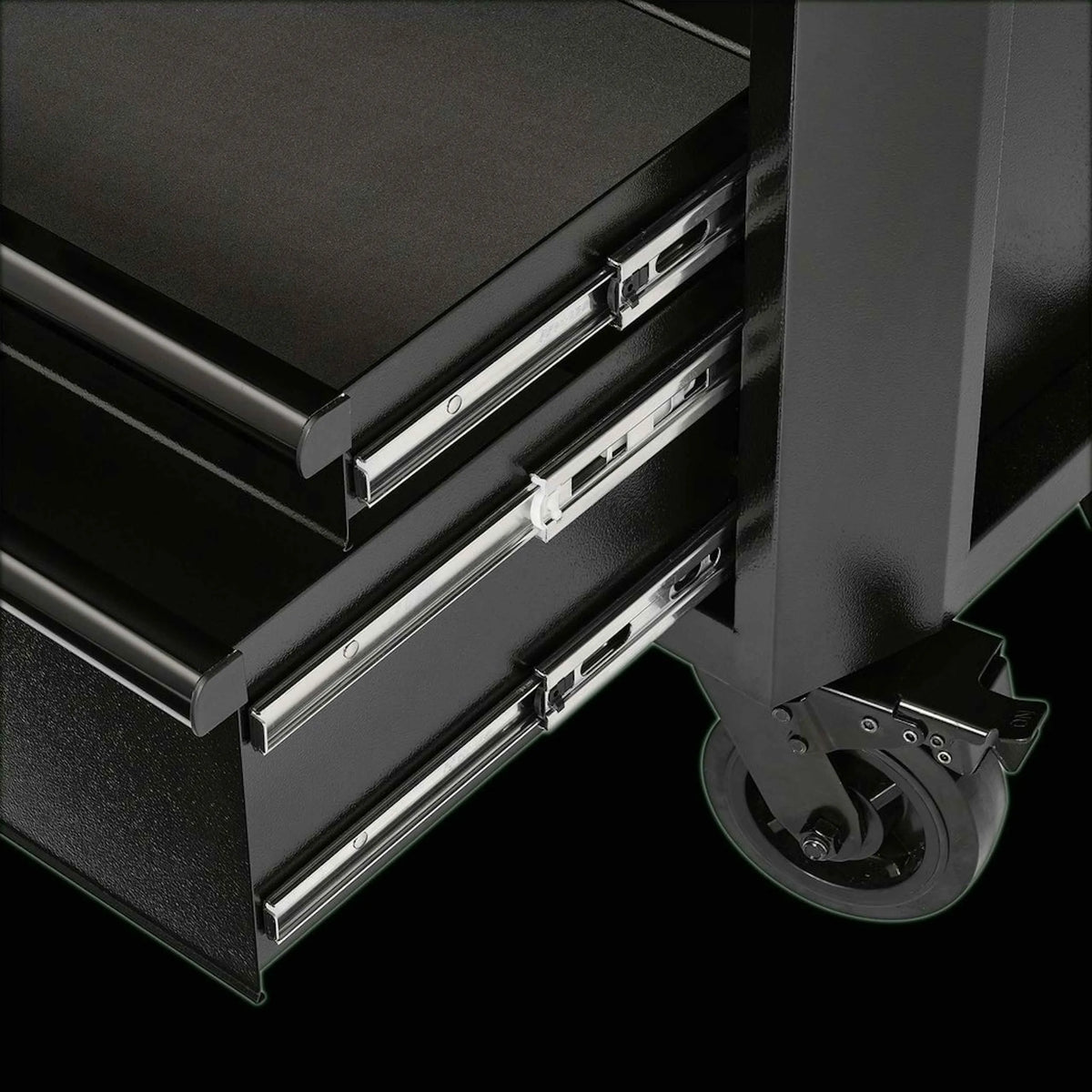 BUNKER 25 Drawer Combined Roller Cabinet and Tool Chest 72" Black