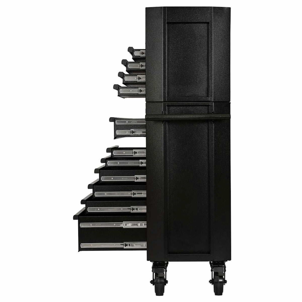 BUNKER 25 Drawer Combined Roller Cabinet and Tool Chest 72" Black