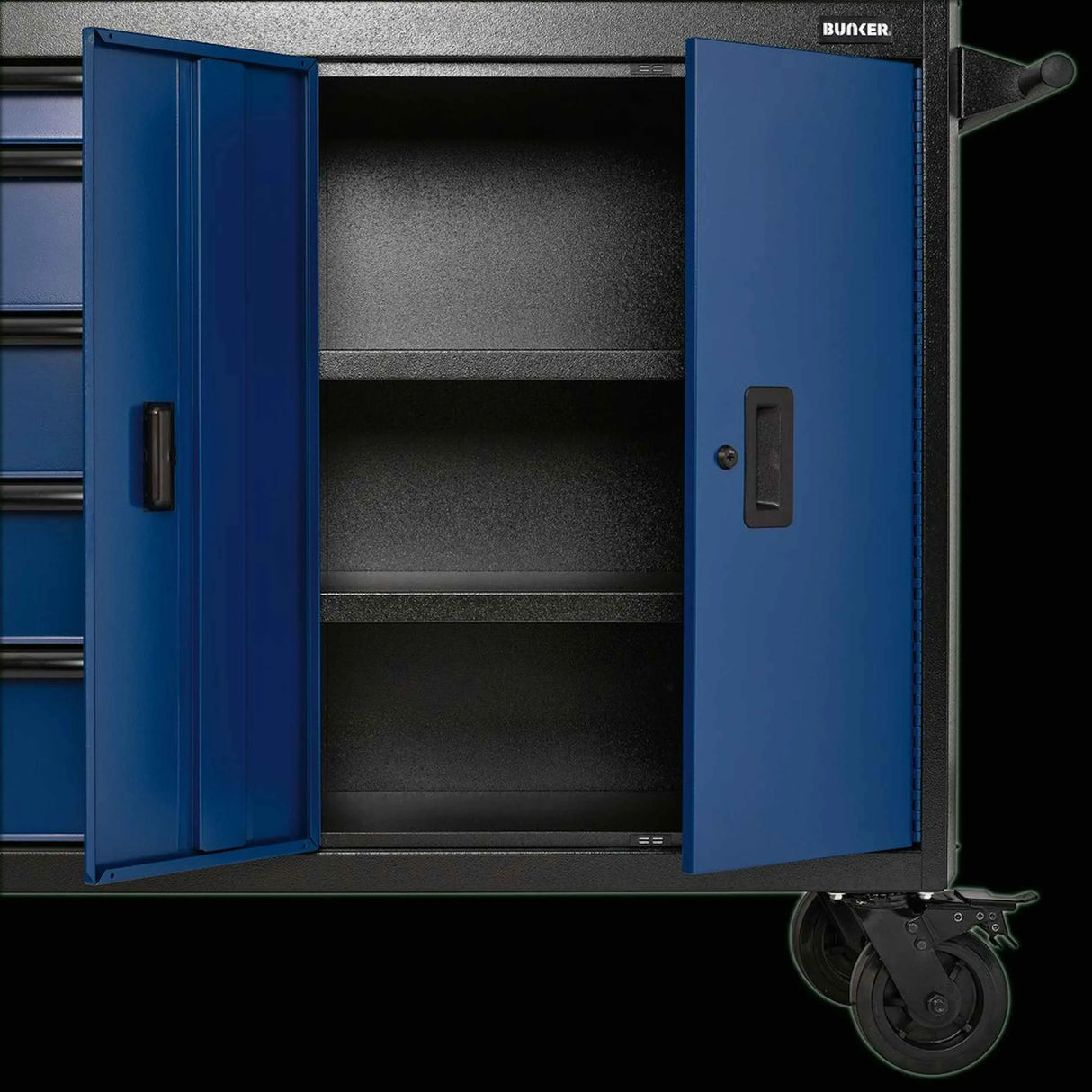 BUNKER 13 Drawer Combined Roller Cabinet and Tool Chest 52" Blue