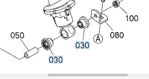 Kubota Bushing (Damper Lower) for front & rear suspension on RTV-X110, RTV-X1140, RTV-X900 - K759117650