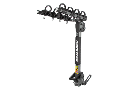 Buzzrack Buffalo 4 Bike Rack - Premium Tow Ball Mounted Carrier for 4 Bikes