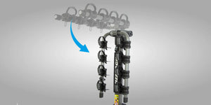 Buzzrack Buffalo 4 Bike Rack - Premium Tow Ball Mounted Carrier for 4 Bikes