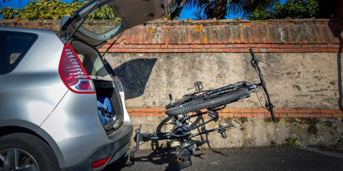Buzzrack Buzzracer 3 Bike Tow Bar Bike Rack - 3-Bike Capacity - Tilting Design